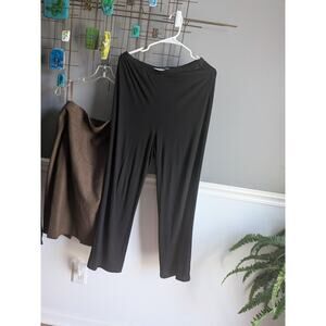 Eileen Fisher Pants XS/tp Black Pull on Viscose Stretch